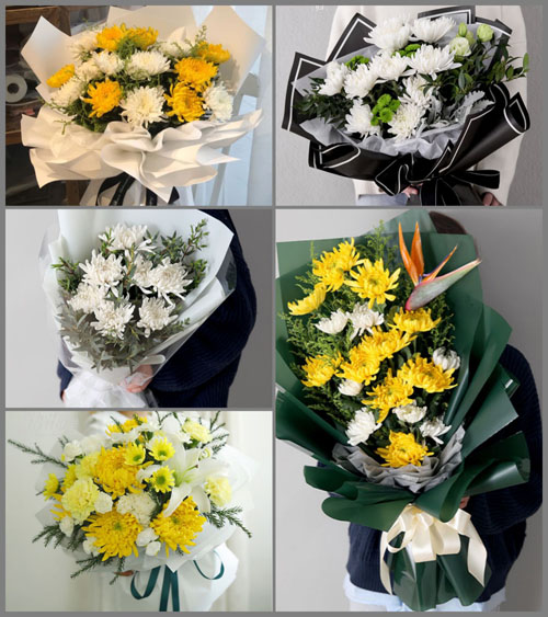 贵州六盘水水城县比德镇齐心村白事花束代送